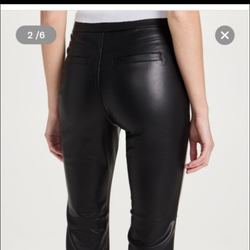 MING Holiday Must, Butter Skin Soft Stylishly Sexy PU Leather Leggings  NWT